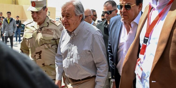 غوتيريش .. الفلسطينيون يعيشون كابوساً لا ينتهي