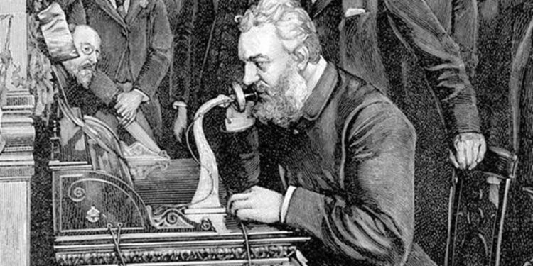 في مثل هذا اليوم حصـــل جراهام بيل على براءة اختراع التليفون منذ 148 سنة