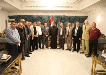 نائب أمين عام حزب الدعوة تنظيم العراق يستقبل نخبة من الشخصيات الرياضية