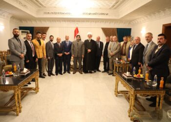 نائب الأمين العام لحزب الدعوة تنظيم العراق يستقبل عدداً من ممثلي الطوائف والاديان في العراق