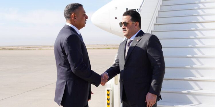 السوداني يصل إلى البصرة