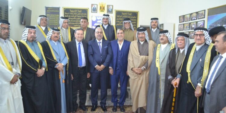 مدير شؤون العشائر في وزارة الداخلية يلتقي عددا من شيوخ عشائر بغداد /الرصافة