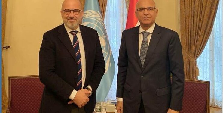 القائم بإعمال الممثلية الدائمة لدى الأمم المتحدة يلتقي المستشار الخاص للأمين العام