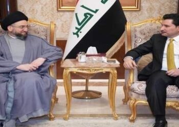 شاخوان عبد الله يستقبل الحكيم