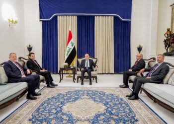 رئيس الجمهورية يستقبل مستشار الأمن القومي ورئيس جهاز الأمن الوطني ووكيل رئيس جهاز المخابرات