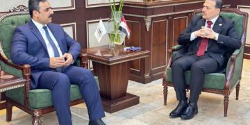 رئيس محكمة استئناف نينوى يستقبل رئيس هيئة المنافذ الحدودية
