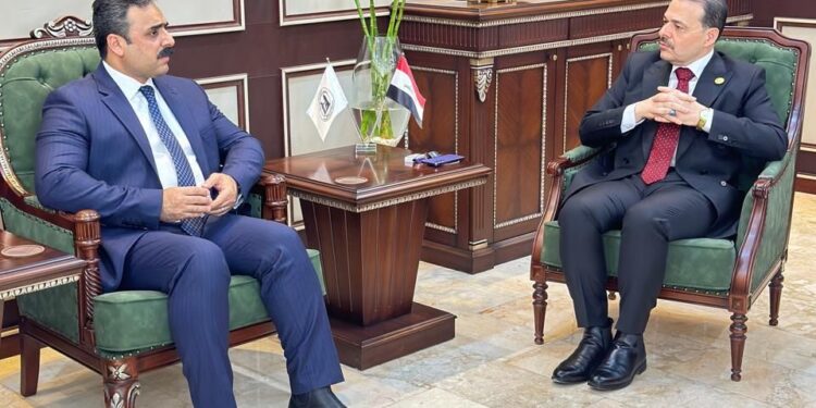 رئيس محكمة استئناف نينوى يستقبل رئيس هيئة المنافذ الحدودية