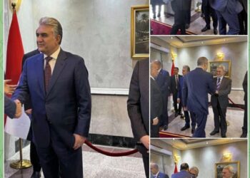 وصول الوفد التركي الى بغداد