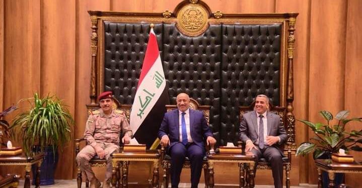 محافظ كربلاء يلتقي رئيس اركان الجيش