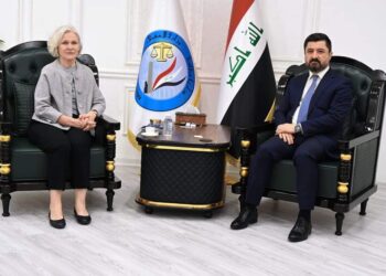 وزير العدل يلتقي السفيرة الفلندية