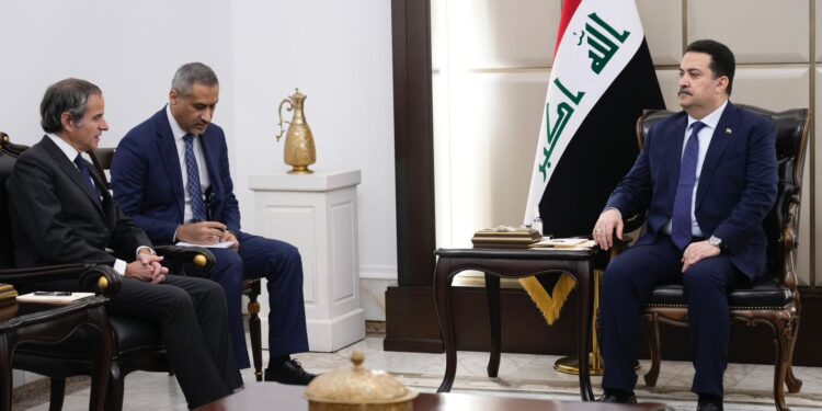 السوداني يستقبل مدير عام الوكالة الدولية للطاقة الذرية