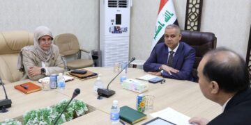 الموانئ تناقش مع “شركة صينية” فرص مشاريع الموانئ وميناء الفاو الكبير
