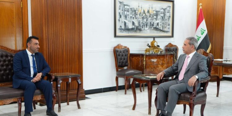 رئيس مجلس القضاء الأعلى يستقبل رئيس مجلس محافظة ذي قار