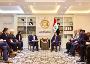 الاعرجي يستقبل وزير الدولة للشؤون السياسية وكيل وزارة الخارجية الالماني