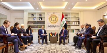 الاعرجي يستقبل وزير الدولة للشؤون السياسية وكيل وزارة الخارجية الالماني