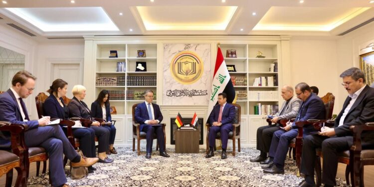 الاعرجي يستقبل وزير الدولة للشؤون السياسية وكيل وزارة الخارجية الالماني