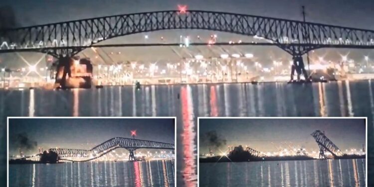 بالفيديو انهيــــار أعلى جسر أمريكي بالعالم