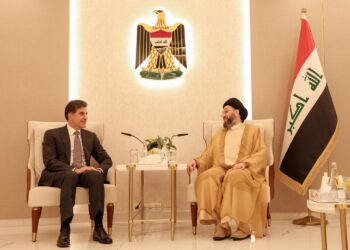 الحكيم يستقبل نيجيرفان بارزاني