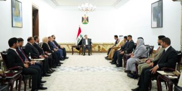 السوداني يستقبل مجموعة من أعضاء مجلس النواب