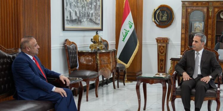 رئيس مجلس القضاء الأعلى يستقبل محافظ صلاح الدين