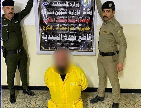 بغداد .. اعتقال شخص يكتب على الدور السكنية عبارة “مطلوب” ويرشقها بوابل من الرصاص