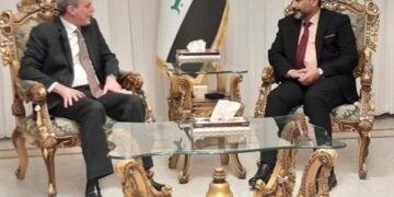 نائب الأمين العام لحزب الدعوة – تنظيم العراق (دعاة الإسلام) يستقبل سفير المملكة الأردنية الهاشمية في العراق