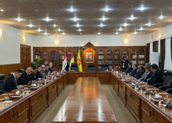 حزب الدعوة تنظيم العراق (دعاة الإسلام) برئاسة خالد الأسدي يعقد اجتماعا مع وفد من الحزب الديمقراطي الكردستاني برئاسة فاضل ميراني