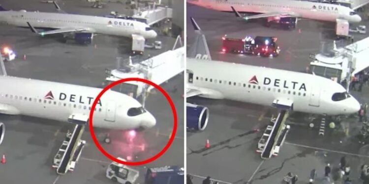 الولايات المتحدة .. إخلاء طائرة ركاب في  بسبب حريق