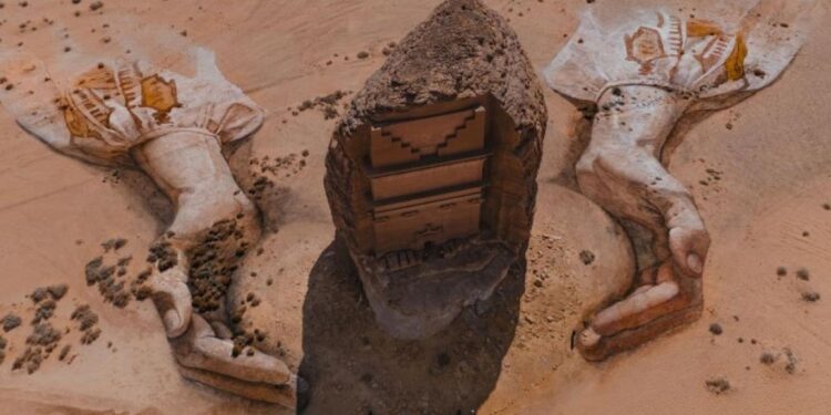 حماية التراث في لوحة فنية عابرة ذات بصمة خالدة