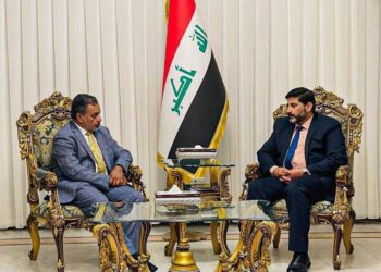 الاسدي يلتقي ماثيو في مقر المكتب السياسي