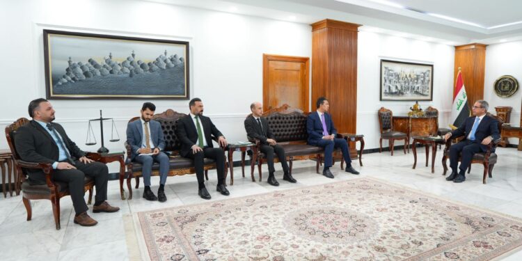 رئيس مجلس القضاء الأعلى يستقبل رئيس شبكة الإعلام العراقي