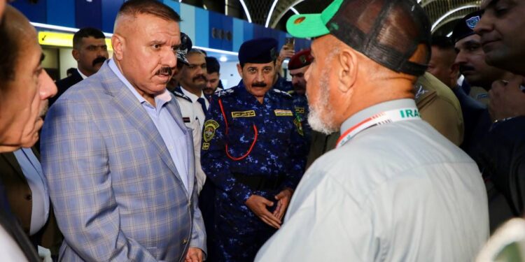 انطلاق أولى قوافل الحجاج من مطار بغداد الدولي