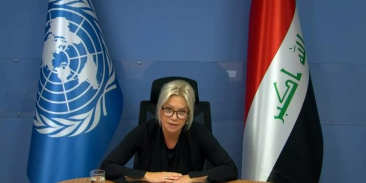 ممثلة الأمين العام للأمم المتحدة .. إننا في العام 2024 نشهد عراقاً آخذ في التطور وبسرعة