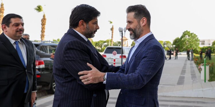 قوباد طالباني يستقبل وفد حزب الدعوة تنظيم العراق (دعاة الاسلام) برئاسة خالد الأسدي والوفد المرافق له