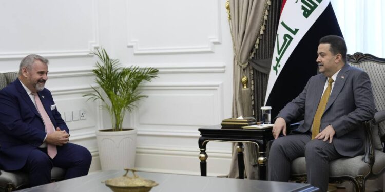 السوداني يستقبل سفير الاتحاد الاوروبي