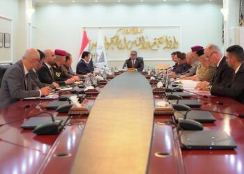 فائق زيدان يستقبل مستشار الامن القومي وعددا من مسؤولي الأجهزة الأمنية