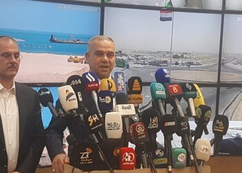 الاعلان عن الانتهاء من اعمال الصب في الارصفة الـ 5 ضمن مشروع ميناء الفاو الكبير