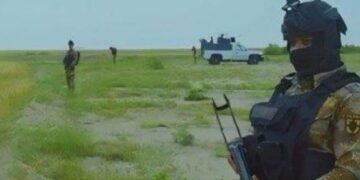 الحشد الشعبي يؤمــن حصاد الحنطة شرق الانبار