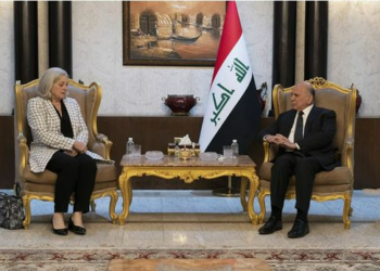 وزير الخارجية يلتقي السفيرة الامريكية  رومانسكي