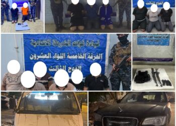 القبض على 14 متهما وفق مواد قانونية مختلفة في بغداد