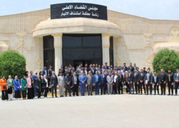 128 من طالبي الانتماء إلى نقابة المحامين يؤدون اليمين القانونية في استئناف الانبار