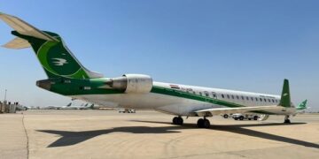 الخطوط الجوية العراقية تعلن عودة الطائرة من طراز crj900 للعمل