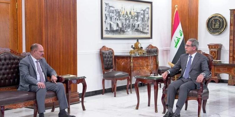 رئيس مجلس القضاء الاعلى يستقبل نقيب الصحفيين العراقيين