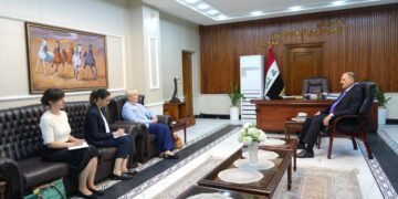 رئيس المحكمة الاتحادية العليا يلتقي السفيرة الالمانية