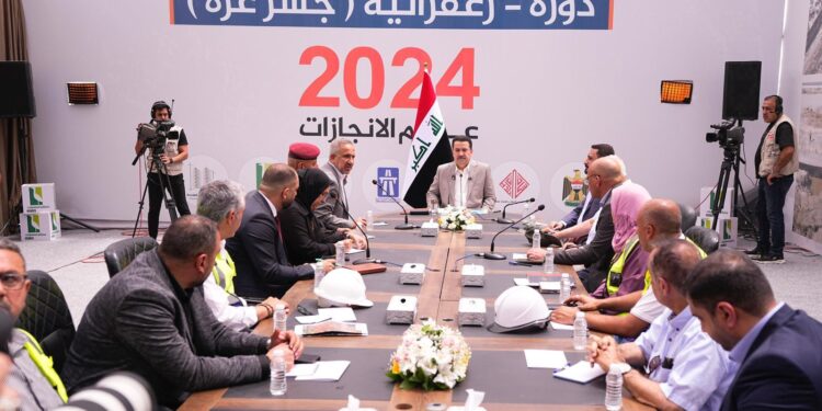 السوداني يوجه بالإزالة السريعة لكلِّ التجاوزات أمام مشروع (جسر غزّة) على نهر دجلة والمجسر الكونكريتي