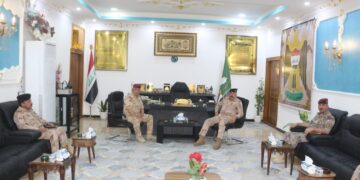 قائد القوات البرية يصل الى قيادة عمليات ديالى