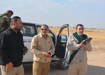 صلاح الدين .. اللواء 22 بالحشد يؤمن عمليات الحصاد