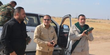 صلاح الدين .. اللواء 22 بالحشد يؤمن عمليات الحصاد