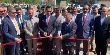 افتتاح خط النقل الجماعي في الجامعة العراقية بمنطقة أبي غريب