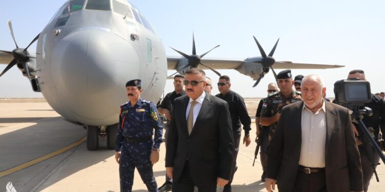 وزير الداخلية يصل إلى ميسان